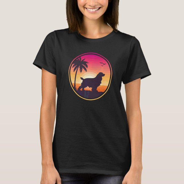 Engelsk Cocker Spaniel Hundras  5 T Shirt (Framsida)