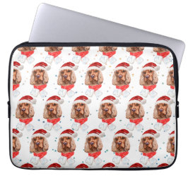 Engelsk Cocker Spaniel Hundras Jul Laptop Fodral