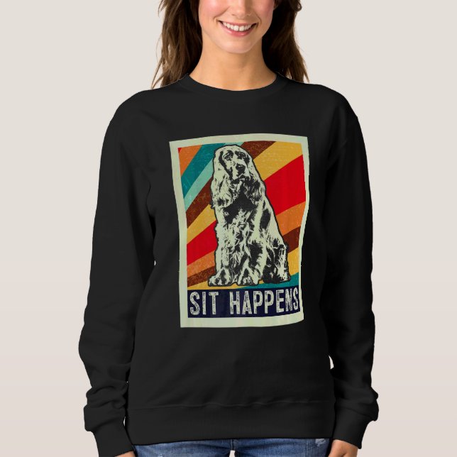 Engelsk Cocker Spaniel Hundras T Shirt (Framsida)