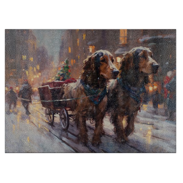 Engelsk Cocker Spaniel Julhögtidssäsong (Framsidan)