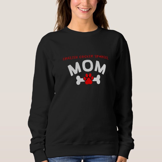 Engelsk Cocker Spaniel Mamma Cocker Ägare Hund Hun T Shirt (Framsida)