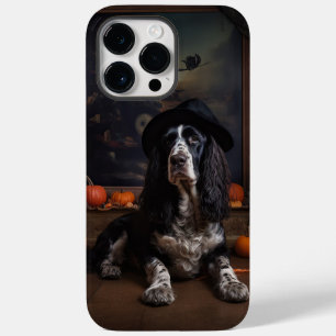 Engelsk Cocker Spaniel Pumpa Halloween Skräckinjag