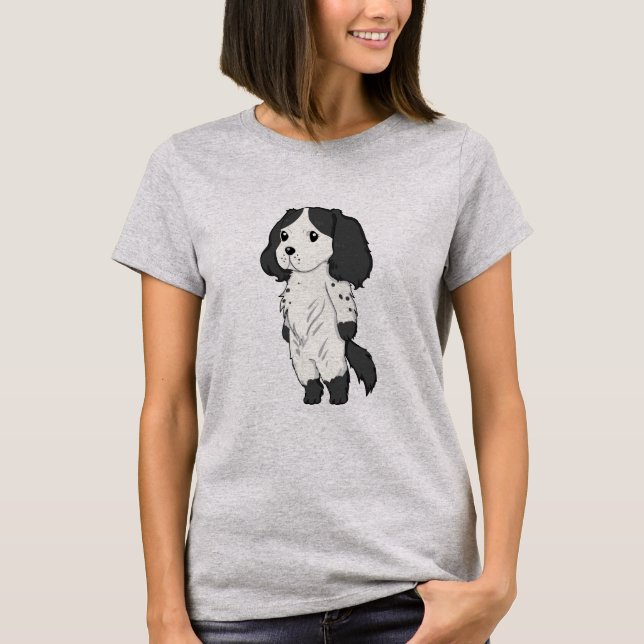 Engelsk Cocker Spaniel T-Shirt (Framsida)