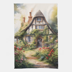 Engelsk Cottage Kökshandduk