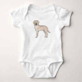 Engelsk Cream Labrador Retriever Bedårande Lab Hun T Shirt