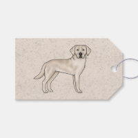 Engelsk Cream Labrador Retriever Tecknad Lab Hund
