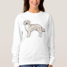 Engelsk Crème Golden Retriever Hund Illustration