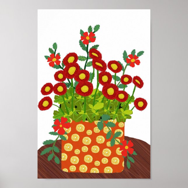 Engelsk Daisy Poster (Framsidan)