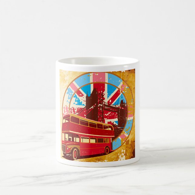 Engelsk Dubbla Decker Buss Kaffemugg (Skapare uppladdad)