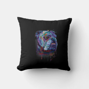 Engelsk färgstark bulldog Gift A English Bulldog Kudde