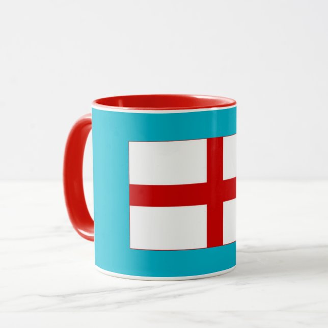 Engelsk flaggmugg mugg (Framsida vänster)