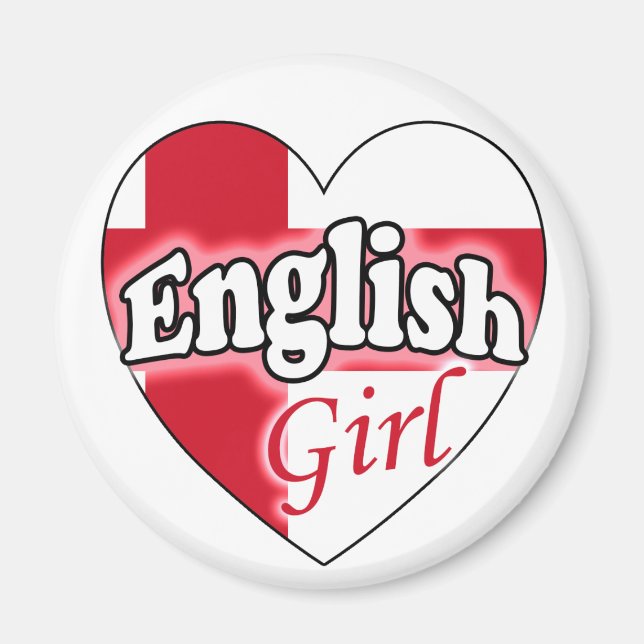 Engelsk flicka magnet (Framsidan)