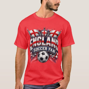 ENGELSK FOTBOLLSFAN England 2026 Fotbollsfan T Shirt