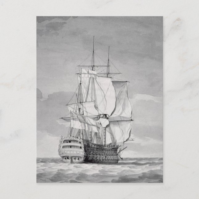 Engelsk Frakt av slagord, 1700-talet Vykort (Framsida)