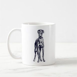 Engelsk Greyhound Breed Coffee Mugg