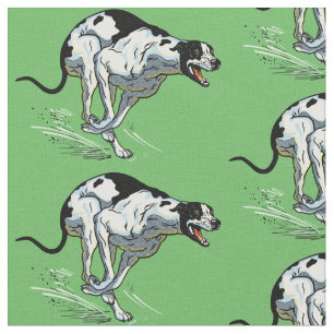 Engelsk greyhound tävling hund tyg