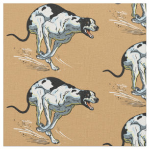 Engelsk greyhound tävling hund tyg