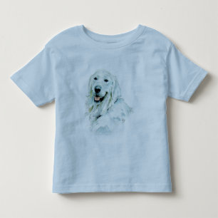 Engelsk guld- RetrieverT-tröja T-shirt