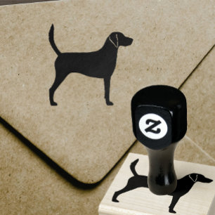 Engelsk harhundhundSilhouette Stämpel