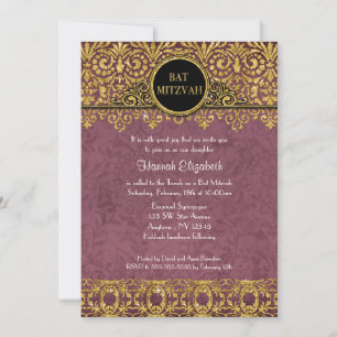 Engelsk herrgårdsstil Art Deco Nyklassicism Damask Inbjudningar