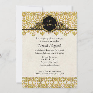 Engelsk herrgårdsstil Art Deco Nyklassicism Damask Inbjudningar