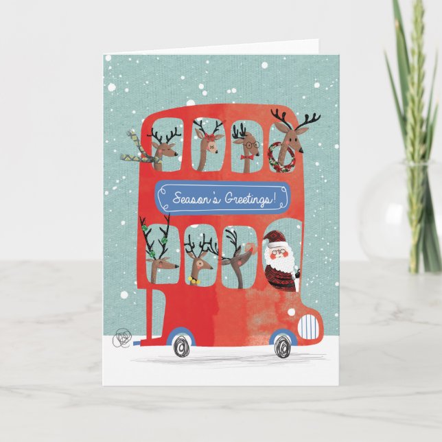 Engelsk jul helgkort (Framsida)