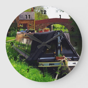 Engelsk kanal-båt stor klocka