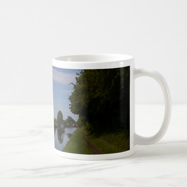 Engelsk kanal scen kaffemugg (Höger)