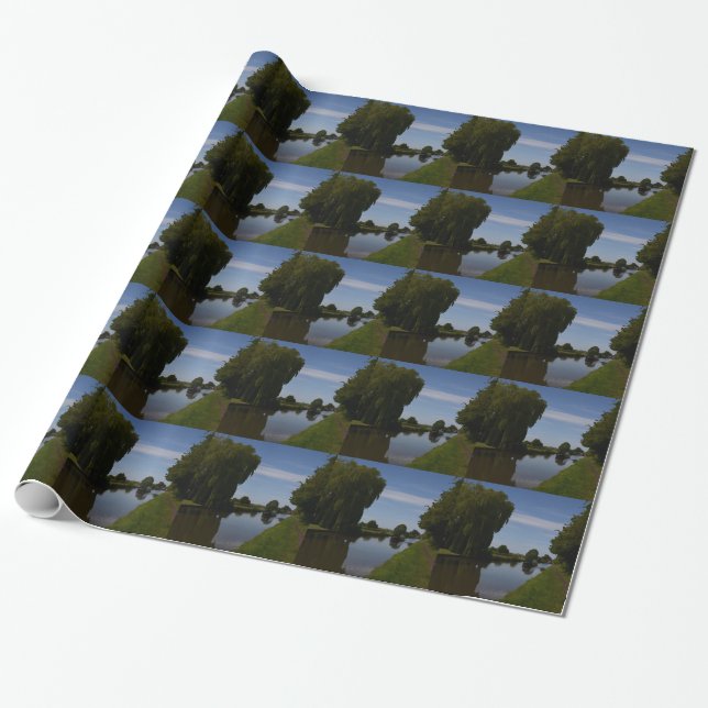 Engelsk kanalscen presentpapper (Utrullad)