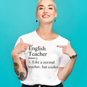 Engelsk lärarAnpassningsbar Funny Definition Gift T Shirt
