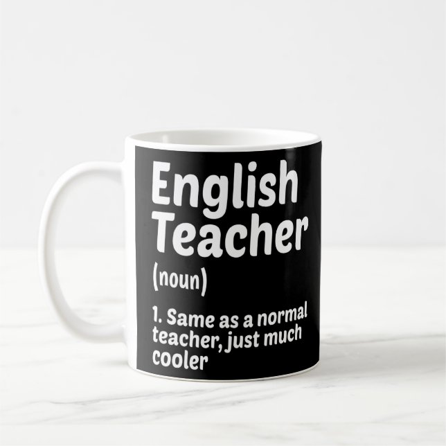 Engelsk lärardefinition Lärarutbildning Kaffemugg (Vänster)