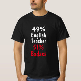Engelsk lärare Badass T Shirt