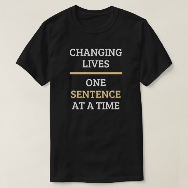 Engelsk lärare Funny Quote Gift T Shirt (Design framsida)