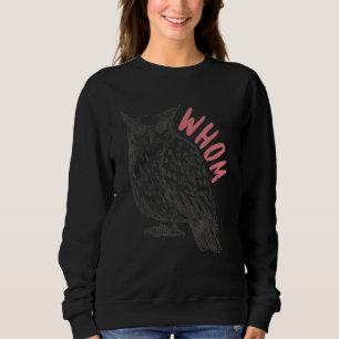 Engelsk lärare Grammar som Uggla Cute Bird T Shirt