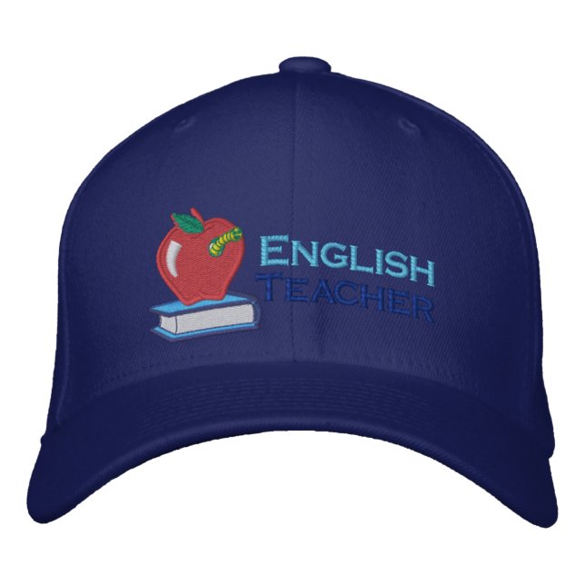 Engelsk lärare Hat Broderad Keps (Framsida)