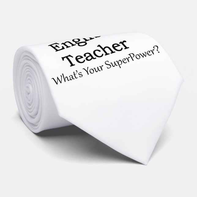 Engelsk lärare slips (Rullad)