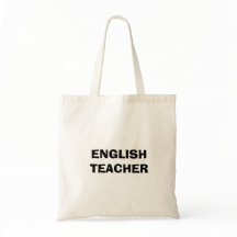Engelsk läraryrke Totebag