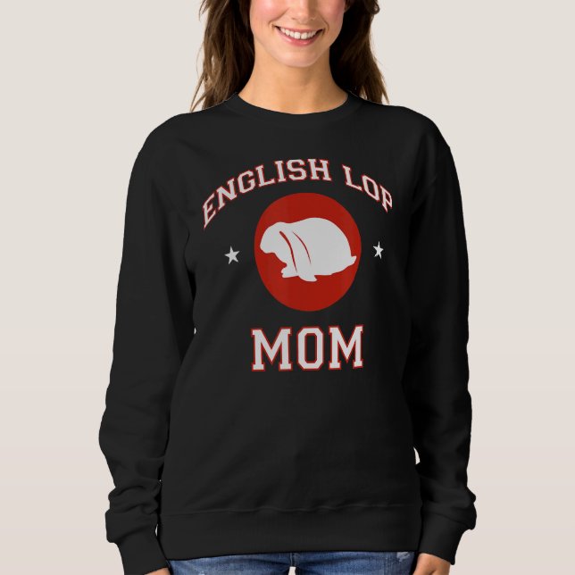 Engelsk Lop Rabbit Mamma T Shirt (Framsida)