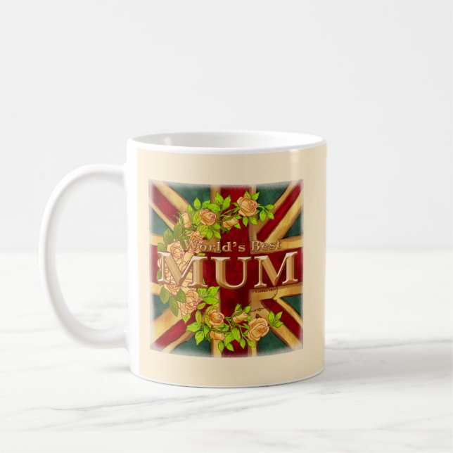 Engelsk Mamma Kaffemugg (Vänster)