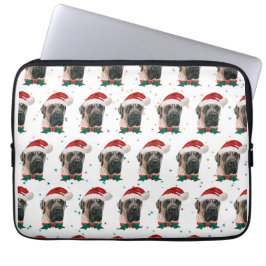 Engelsk Mastiff Hundras Jul Laptop Fodral