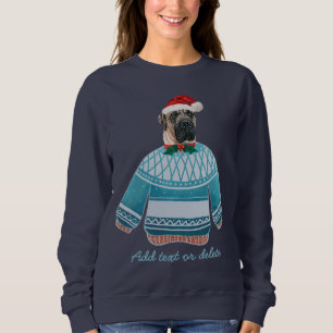 Engelsk Mastiff Jul Ful Jul Hund Mamma T Shirt