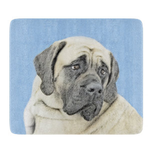 Engelsk mastiff-målning (Fawn) - Original Hund Art