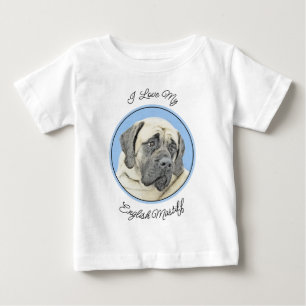 Engelsk mastiff-målning (Fawn) - Original Hund Art T Shirt