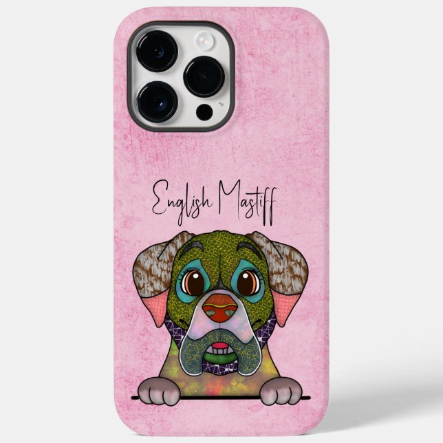 Engelsk Mastiff Ugly Ansikte Fodral-Mate iphone ca (Baksida)