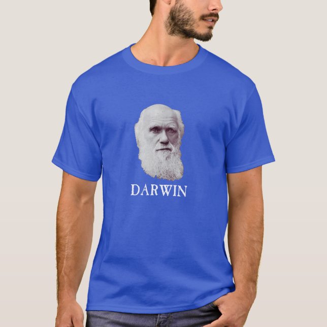 Engelsk naturalist Charles Darwin Tee (Framsida)
