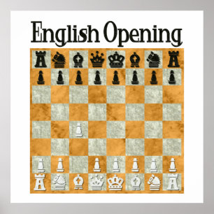 Engelsk öppning poster