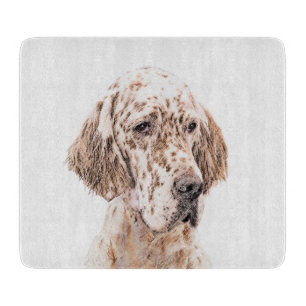 Engelsk Orange Belton Painting Hund Art