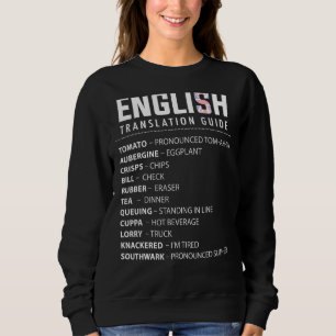 Engelsk översättningshandbok för översättning för  t shirt