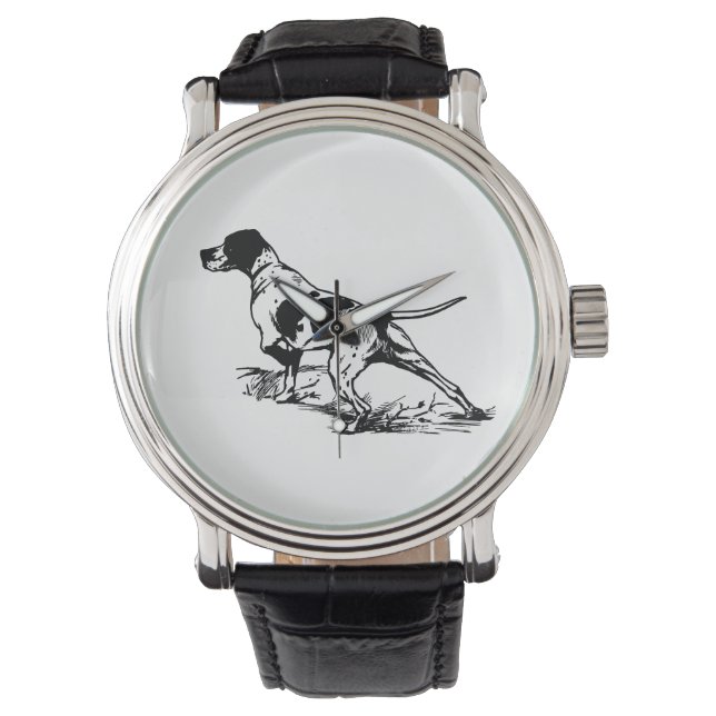 Engelsk pekare armbandsur (Framsida)