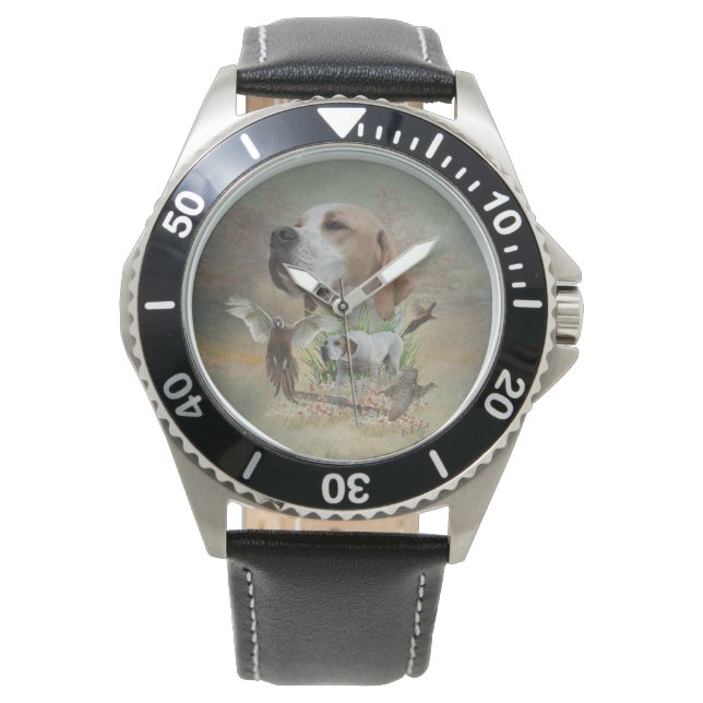 Engelsk pekare armbandsur (Framsida)